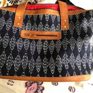 Gorgeous Blue fabric -Nena and Co weekender